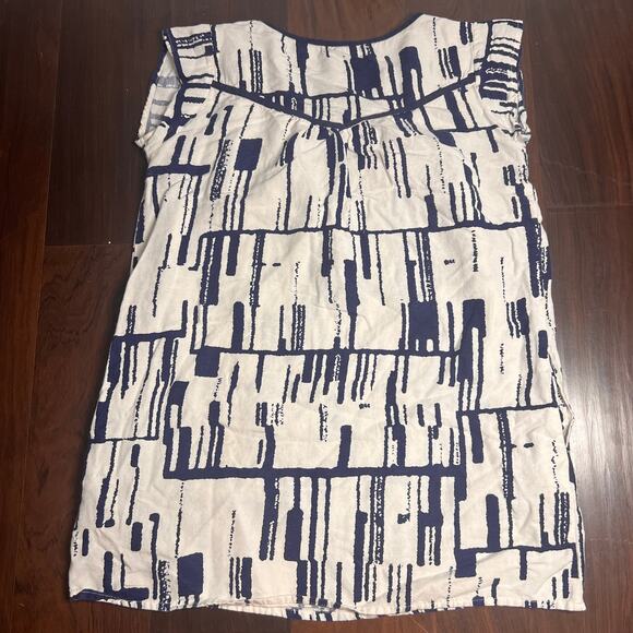 ASOS Blue and White Mini Short Dress Size US 6 - Picture 5 of 9